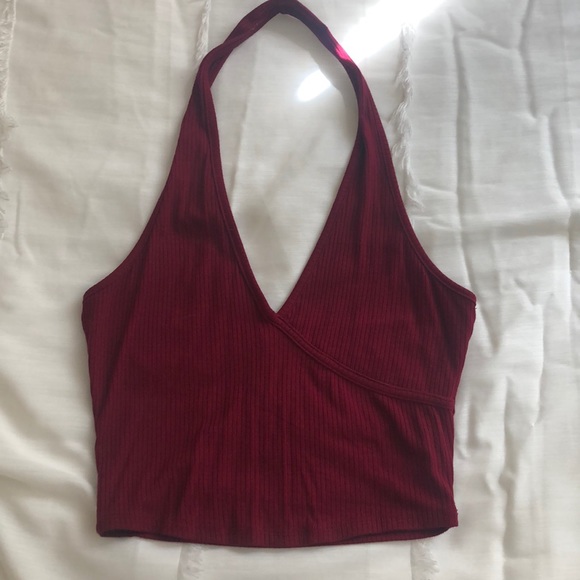 Tilly's Tops - Tilly’s Red Halter Top Crop top